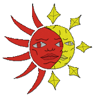 Sol Luna Sticker
