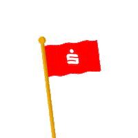 Flag Bank Sticker by Sparkasse
