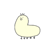 Bird Chicken Sticker by tungwood