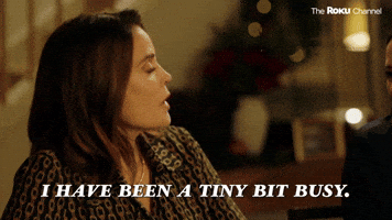 I Have Been a Tiny Bit Busy 