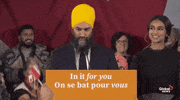canada election montreal jagmeet singh GIF