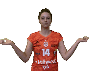 Sad Volley Sticker by NUCVolleyball