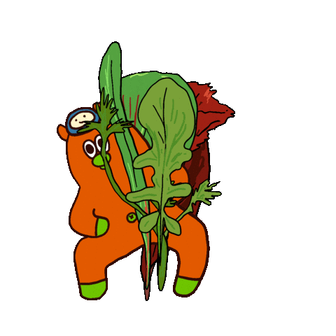 Leaf Vegetable Sticker by Gunmaunofficial