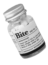 sticker smile by Bite Toothpaste Bits