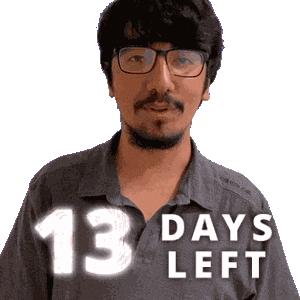 13 Days 13D Sticker