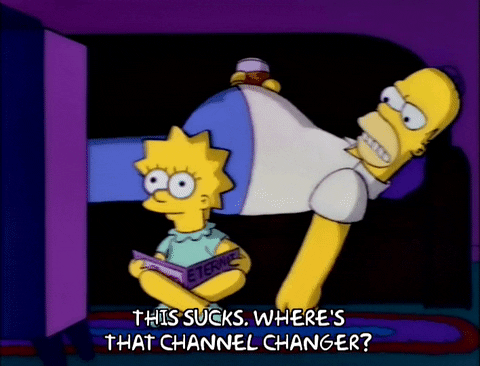 Tired Season 3 GIF by The Simpsons