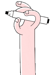 Drawing Yes Sticker by BenneBockshecker