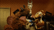shaun the sheep fight GIF by Aardman Animations