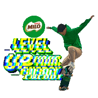 Level Up Basketball Sticker by MILO Indonesia