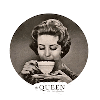 thequeencafe coffee cafe thequeen thequeencafeteria Sticker