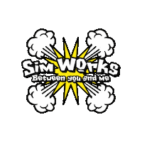 SimWorks bike explosion cycle simworks Sticker