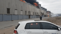 Large Fire Breaks Out at Durban Warehouse