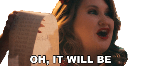 Surprise Happy Holidays Sticker by Candy Cane Lane