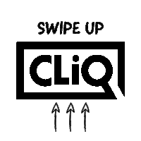 arrows swipe up Sticker by CLiQ