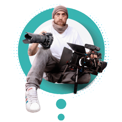 Artworkh survival filmmaker fotograf filmemacher Sticker