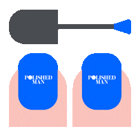 PolishedMan manicure polish nail polish polished Sticker