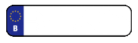 Km Plates Sticker by Kuurne Motors