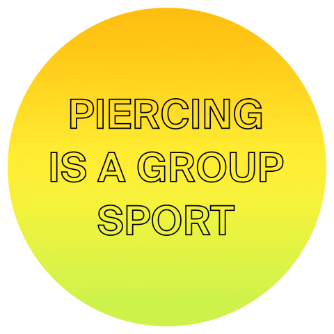 Sport Piercing Sticker by STUDS