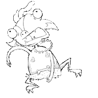 Party Monster Dancing Sticker by ToonTownClown