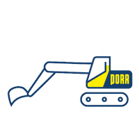 porr_group construction bau baustelle excavator Sticker
