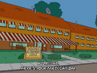 Sitting Season 16 GIF by The Simpsons