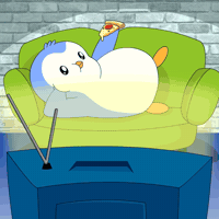 Pizza Penguin GIF by Pudgy Penguins