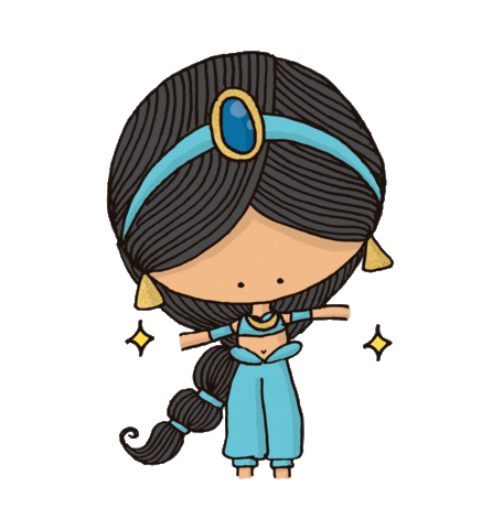 aladdin jasmine Sticker by biapof