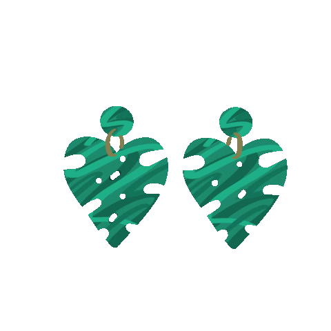 nickyrelyea giphyupload jungle clay earrings nickyrelyea Sticker