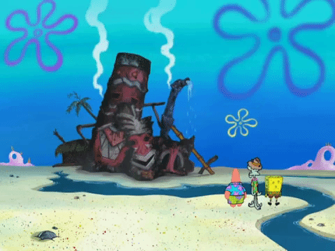 season 7 buried in time GIF by SpongeBob SquarePants
