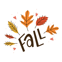 Happy Autumn Leaves GIF by Tracy Myers Design