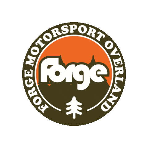 4X4 Camping Sticker by Forge Motorsport