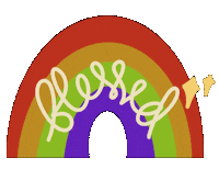 Rainbow Love Sticker by Regina Awang