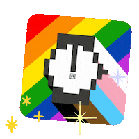 Rainbow Pride Sticker by Hacker Noon