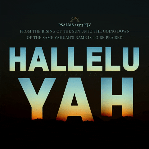 YadahYah giphyupload sunset sunrise halleluyah GIF