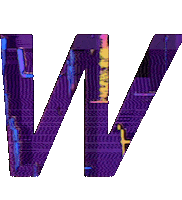 Glitch Alphabet Sticker by #BASILIO