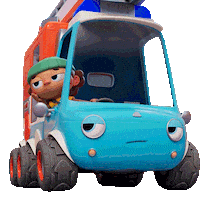 Bored Truck Sticker by Mojo Swoptops