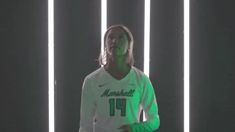 Volleyball Marco GIF by Marshall University Athletics