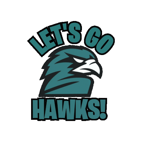 Lets Go Hawks Sticker by Heights