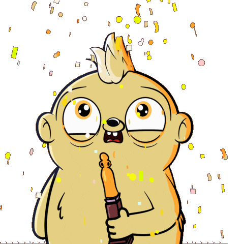 Happy Celebration Sticker by Fugz Official