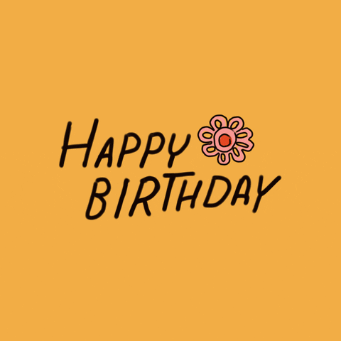 Inspired Happy Birthday GIF by BrittDoesDesign