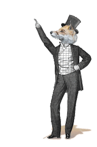 Happy Top Hat Sticker by Fine & Dandy Co.