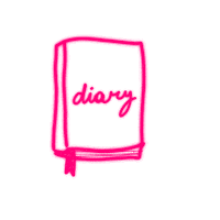 neon love Sticker
