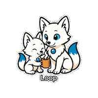 Hotcocoa Morningvibes Sticker