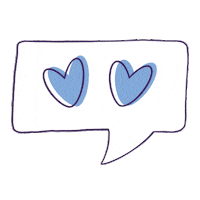 Horizon Bleu Sticker by Horizons Lointains