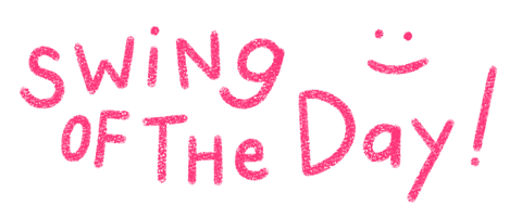 Of The Day Pink Sticker by Catharina Stewart