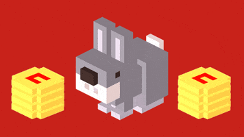 Chinese New Year Bunny GIF by Crossy Road