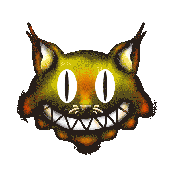 Happy Cat Sticker by emiliospocket