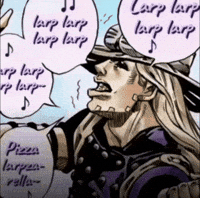 Steel Ball Run Pizza GIF