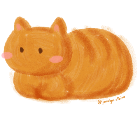 Cat Orangetabby Sticker