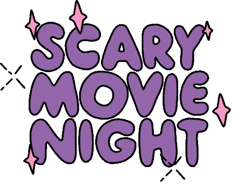 Scary Movie Halloween Sticker by Poppy Deyes
